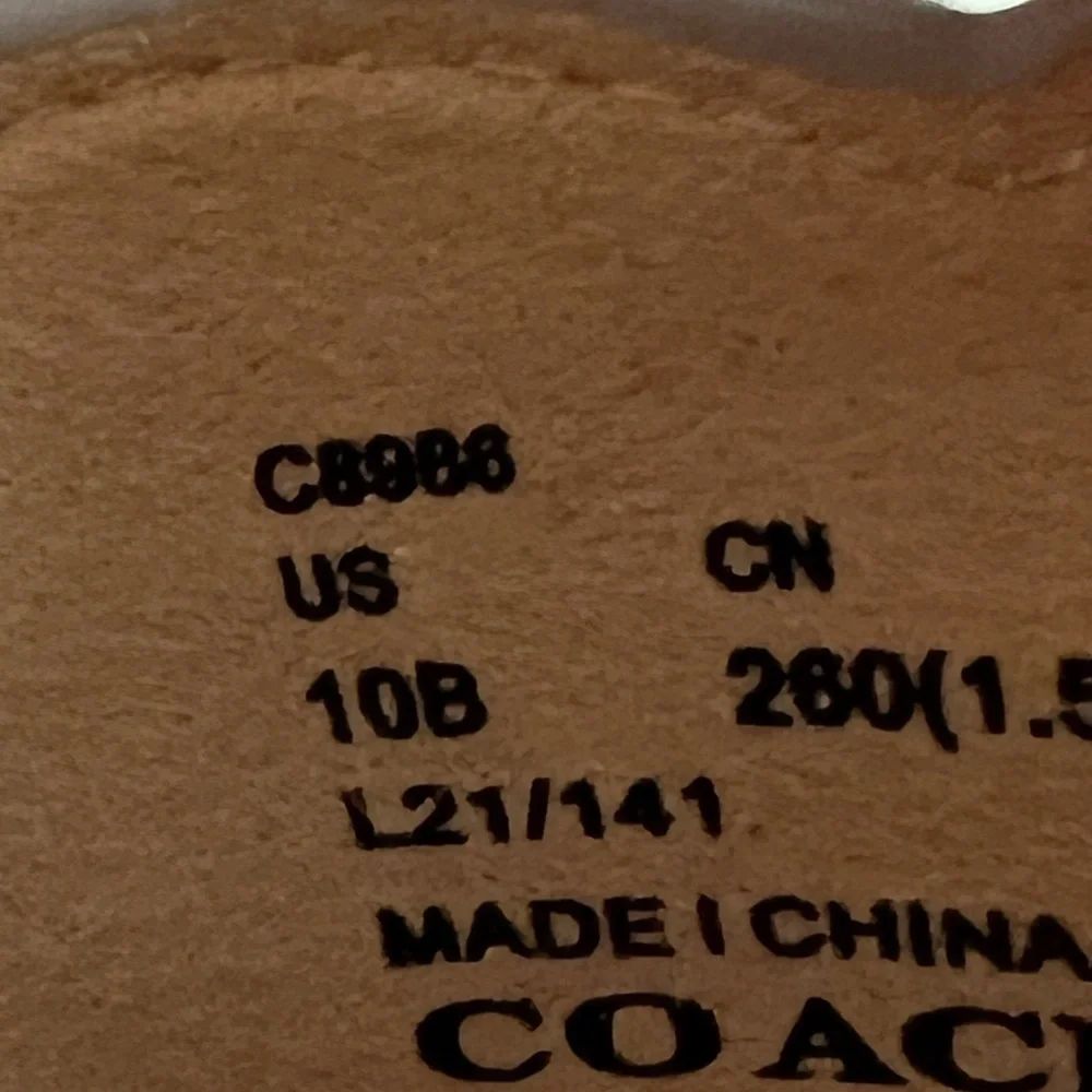 COACH DILLON Lilac/Light Pink Espadrille Sandals - Picture 7 of 8